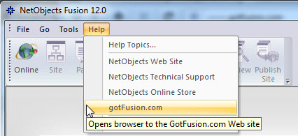 GotFusion on the NetObjects 12 product