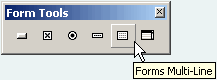 Select your forms input boxes from the forms tools toolbar